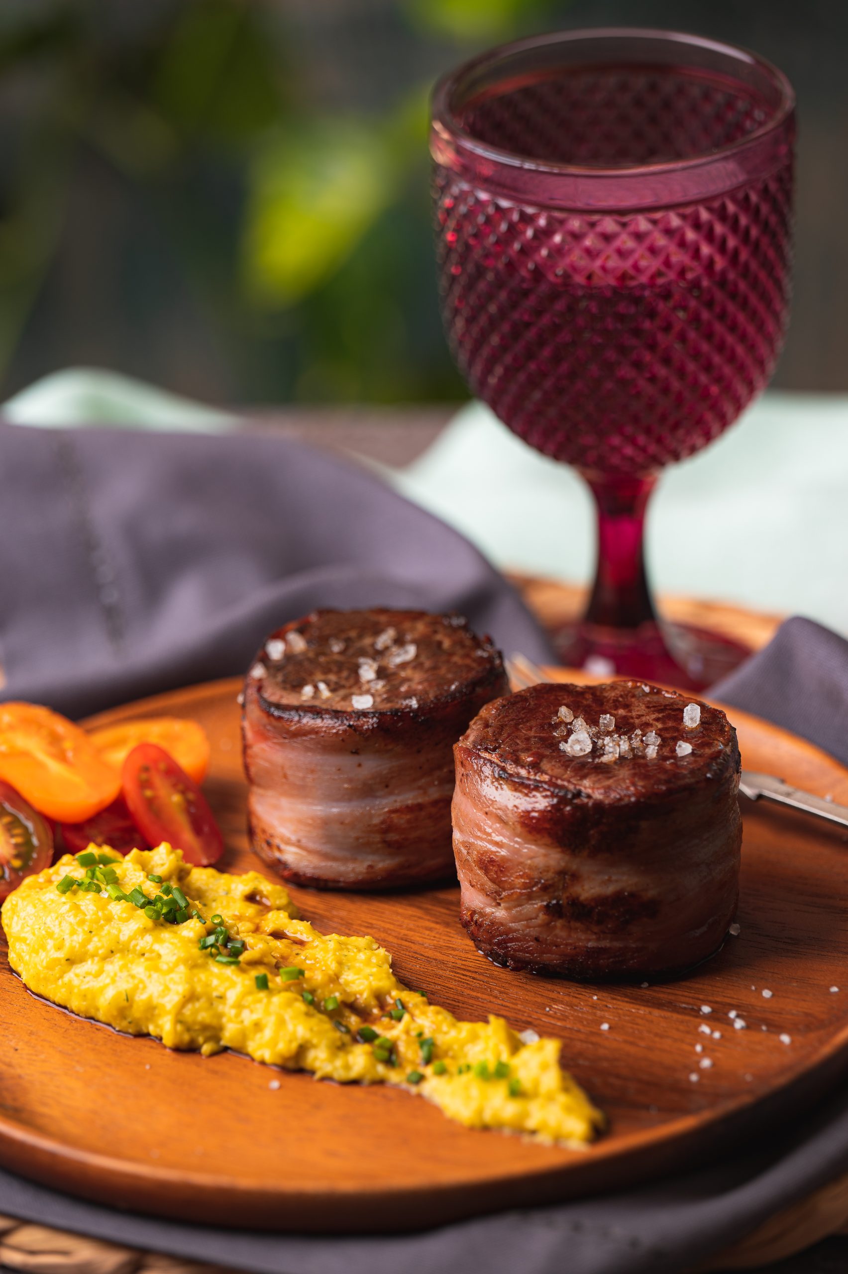 Medallones de filete con tocino  |  2 unidades de 180 g cada una (aprox)